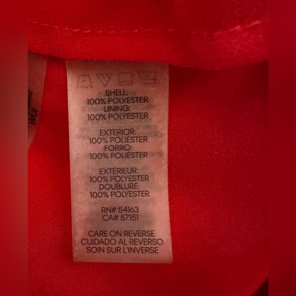 Calvin Klein Red Women's Blouse - Picture 7 of 13